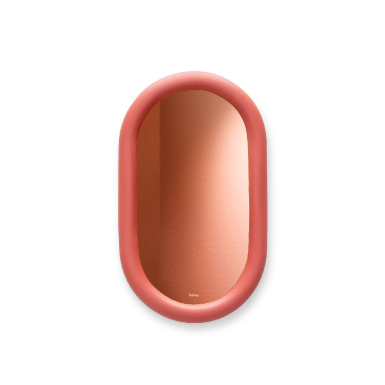 Mirage Loop, Mirror, Rustic Clay