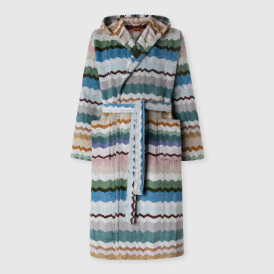 Eva 100, Hooded Bathrobe, Large