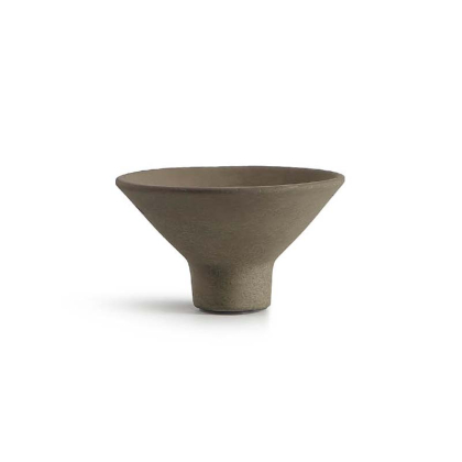 Raised Bowl, Cone, Beige, S