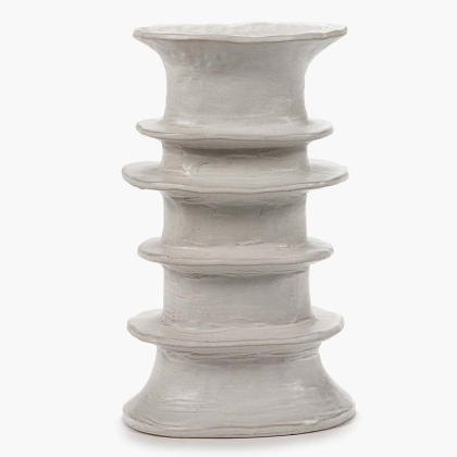Marie Interior, Vase Billy 04, L, White