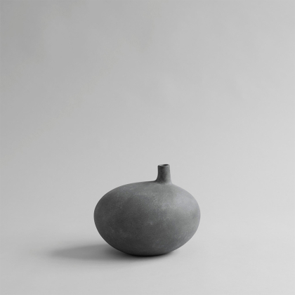Submarine Vase, Small, Dark Grey