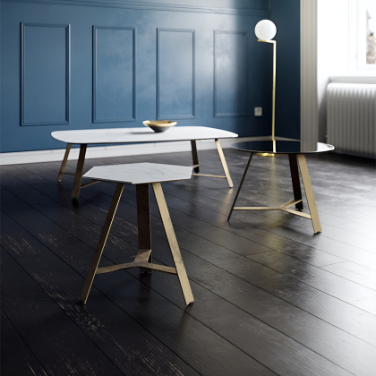 Elegant, Side Table, Hexagon