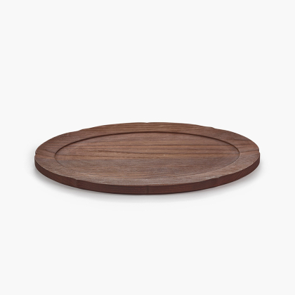 Silhouette, Oval Wooden Tray