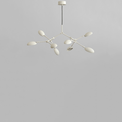Drop, Chandelier, Mini, White