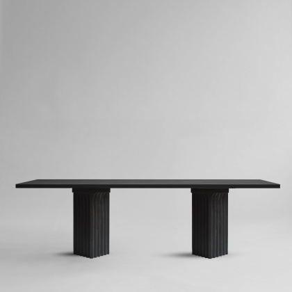 Arc, Dining Table, Coffee-Black Oak, 250 cm