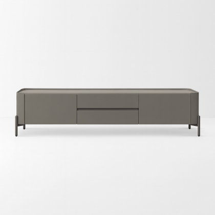 Deon, Tv Unit, Dark Grey High Gloss