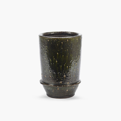 Dune, Outdoor Planter 02, M, Dark Green