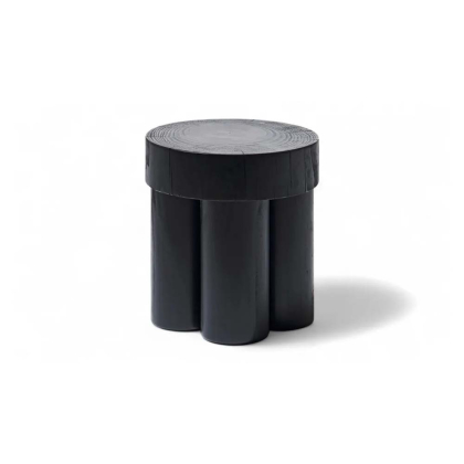 Supa Form 1, Side Table, Black