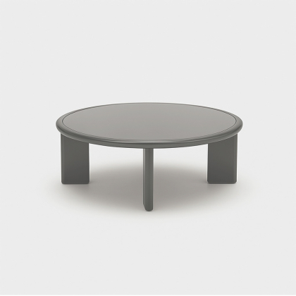 Osei, Coffee Table, Dark Grey High Gloss