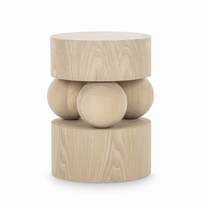 Sia, Side Table, Washed Oak