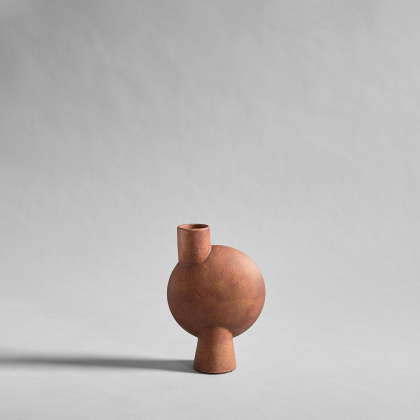 Sphere, Bubl Vase, Medio, Terracotta
