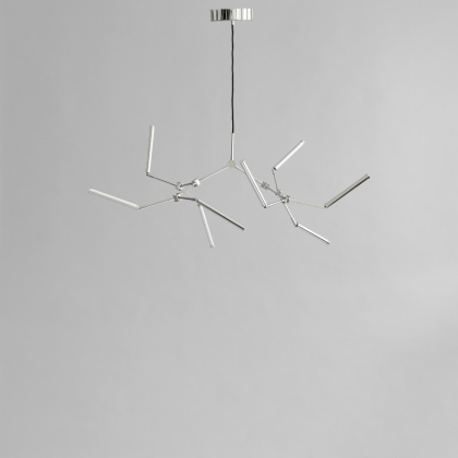 Stick, Chandelier, Mini, Chrome