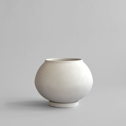 Sunao, Indoor/Outdoor Plant Pot, Fat, Big, Birch