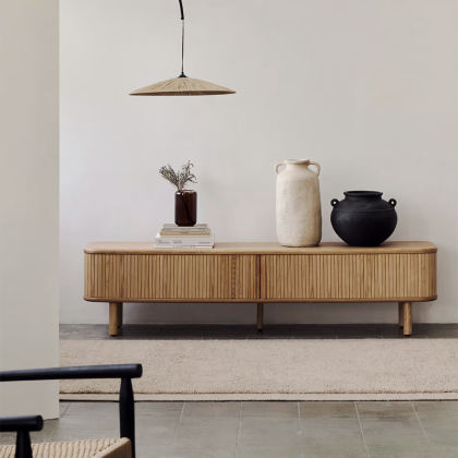 Aeon, TV Unit, Solid Oak