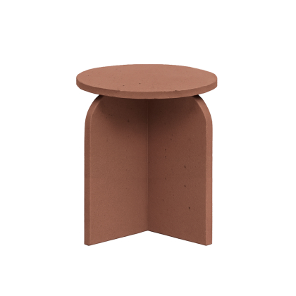 Saro, Side Table, Terracotta