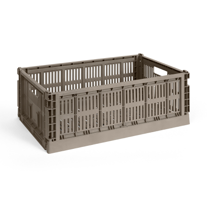 Hay Colour, Crate, Large, Warm Grey