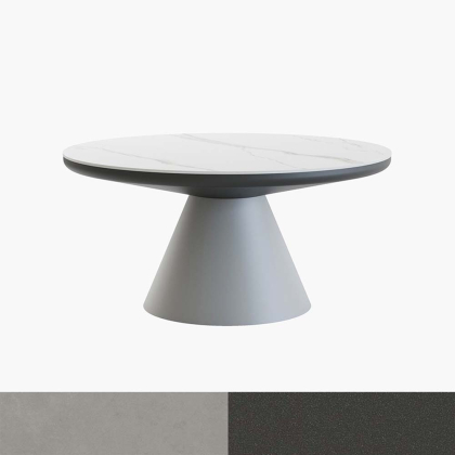 Marrakech, Outdoor Coffee Table, Ceramic Top-Black Mat