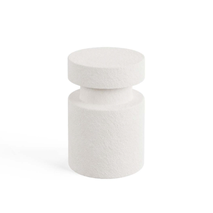 Anna, Outdoor Side Table, White Onyx