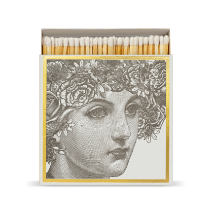 Lady, Square MatchBox, 125 Pcs