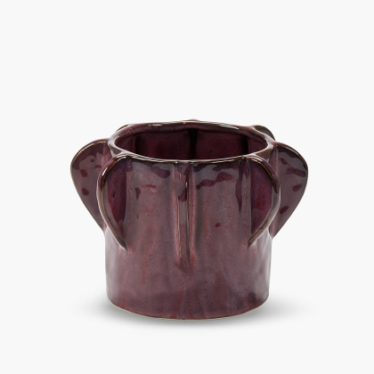 Urban Jungle, Molly Flower Pot 02, S, Aubergine