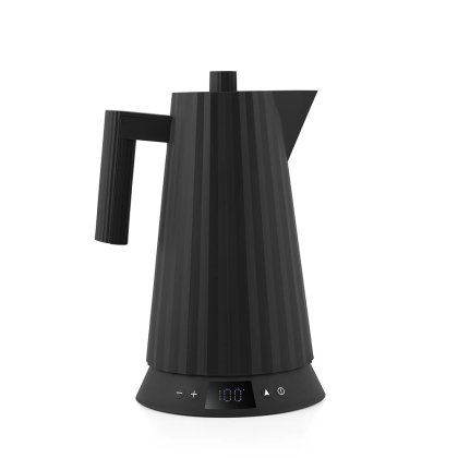 Plisse, Electric Kettle, Black, UK Plug
