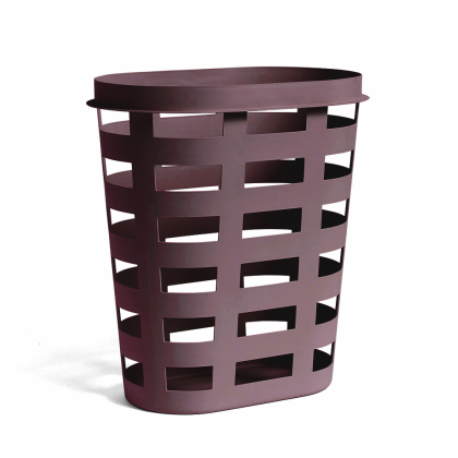 Basket, Recycled, Large, Bordeaux