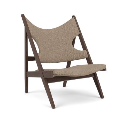 Knitting, Lounge Chair, Logan Flint-Dark Stained Oak