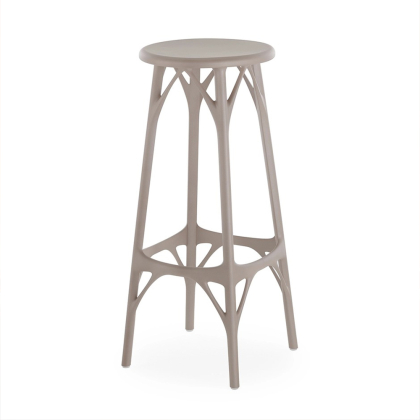 A.I., Outdoor Stool Light, Grey, 75 cm