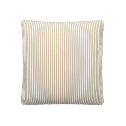 Plastics Outdoor Cushion, Beige Stripes