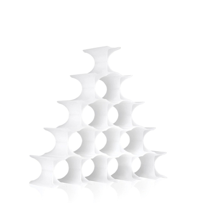Infinity, Modular Bottle Holder, 16Pcs, White