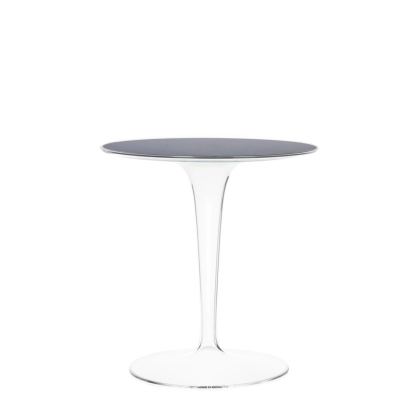 Tip Top, Side Table, Glossy Black