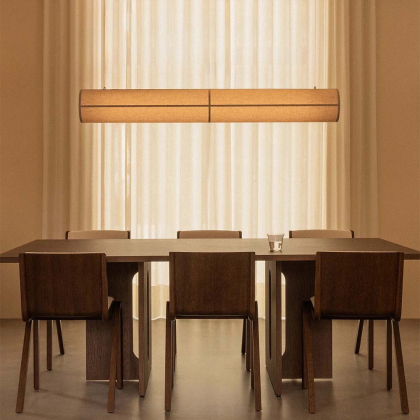 Hashira, Linear Pendant Lamp, Raw