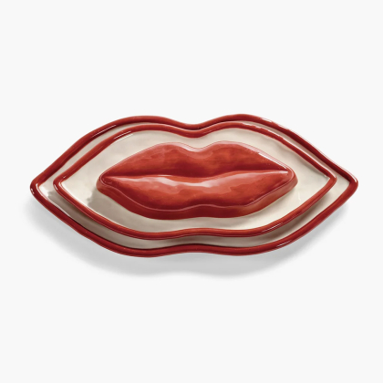 Lips, Serving Dish, Set of 3