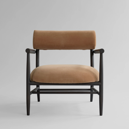 Nama, Lounge Chair, Coffee Black Oak-Desert 