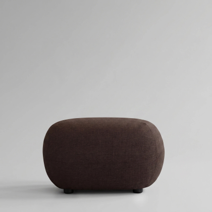 Toe, Ottoman, Dark Brown
