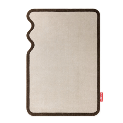 Not Straight (Left), Carpet, Petit, Creme-Brown