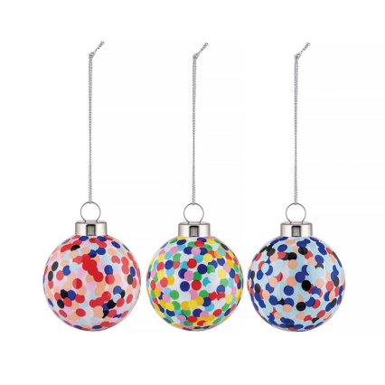 Proust, Set of 3 Christmas Baubles