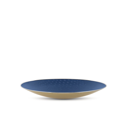 Cohncave, Centerpiece, Blue-Ivory