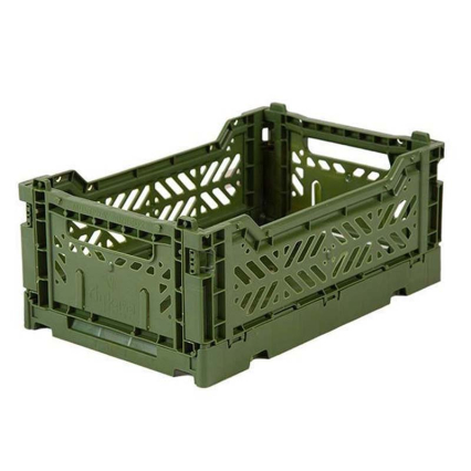 Aykasa Mini Foldable Crate, Khaki