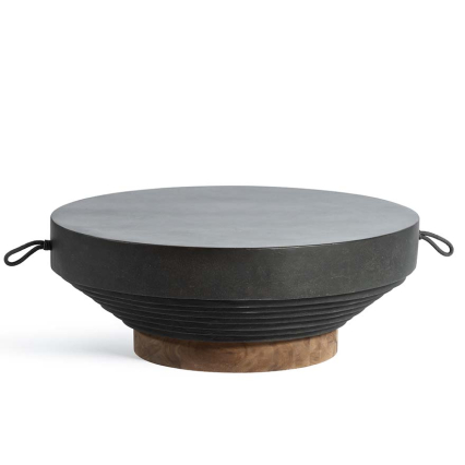 Orbit, Coffee Table, Original Teak-Graphite, DIA80 cm