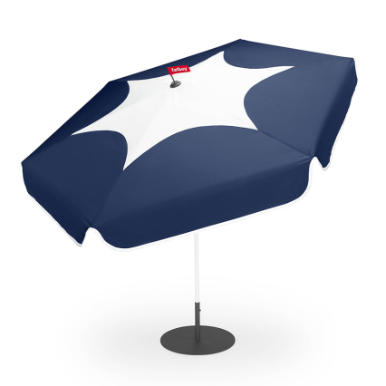 Sunshady, Parasol & Base, Ocean Blue-Black Base