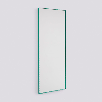 Arcs, Rectangular Mirror, M, Green