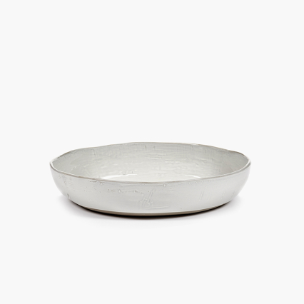 La Mere Dinnerware, Serving Bowl Medium, Off-White