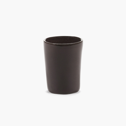 La Mere Dinnerware, Espresso Cup Without Handle, Ebony