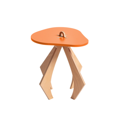 Feeble Pick, Side Table, Determined Orange