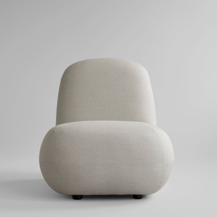 Toe, Indoor/Outdoor Lounge Chair, Flat - Warm Ash