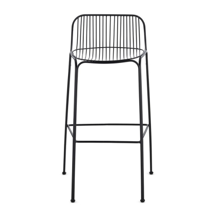 Hiray, Outdoor Barstool, Black