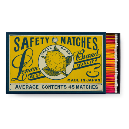 Lemon, Giant Match Box, 150 Pcs