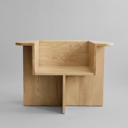 Brutus, Lounge Chair, Natural Oak