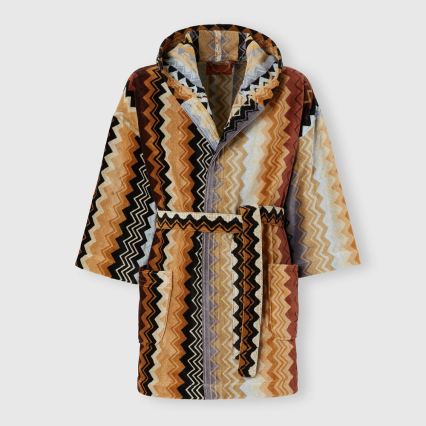 Giacomo 160, Hooded Bathrobe, Large, Short Length